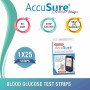 AccuSure Sensor Glucometer Test Strips Pack of 25