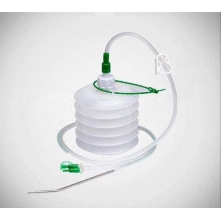 Romsons GS-5002 800ml Orange Romo Vac Close Wound Suction Set, Size: 16 FG