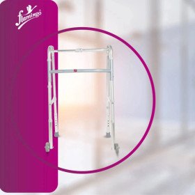 Flamingo Classic Walker with Castors OC 2294 – Easy Mobility Aid