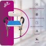 Flamingo Shower Stool-Chair With Rails 2501 – Adjustable Bath Seat for Elderly & Disabled