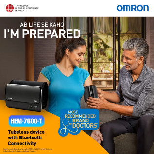 Omron Smart Elite+ HEM 7600T Tubeless 360° Accurate Digital Blood Pressure Monitor