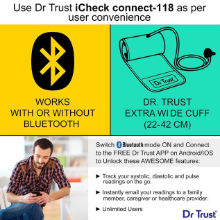 Dr Trust (USA) Digital Blood Pressure Monitor-118