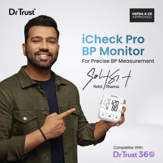 Dr Trust (USA) Fully Automatic Icheck Digital Blood Pressure BP Monitor Machine with Mdi Technology- 116
