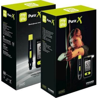 Mylife Pura X Glucometer with 10 Free Strips