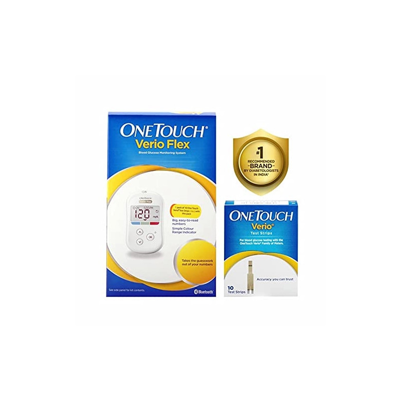 OneTouch Verio Flex Blood Glucose Monitor Value Pack OneTouch Verio Flex Blood Glucose Monitor Value Pack