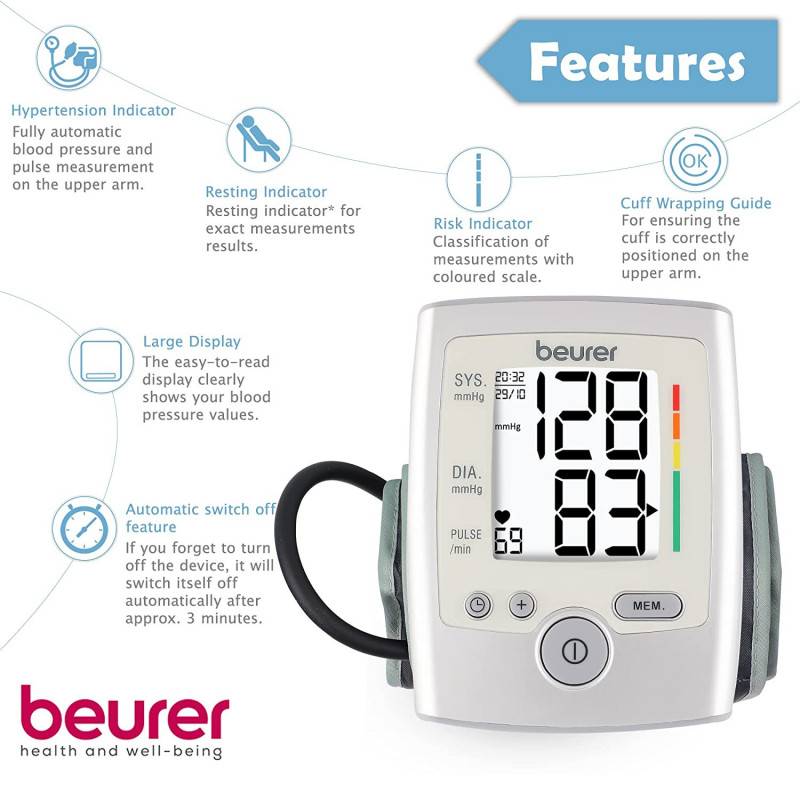 Beurer BM 35 fully automatic upper arm blood pressure monitor