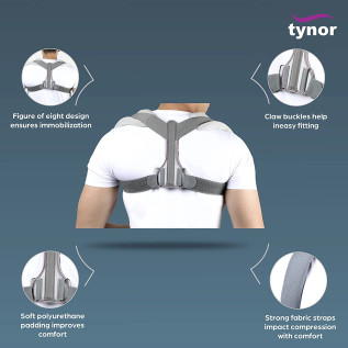 Tynor Clavicle Brace with Fastening Tape C-05