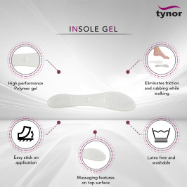 Tynor Insole Gel Female (Pair) (K 16)