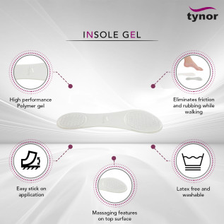 Tynor Insole Gel Female (Pair) (K 16)