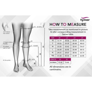 Tynor Medical Compression Stocking (Pair) (I-67)