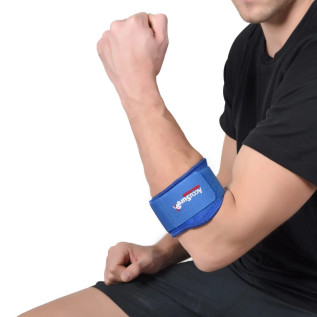 AccuSure Neoprene Adjustable Tennis Elbow Wraps for Men & Woman