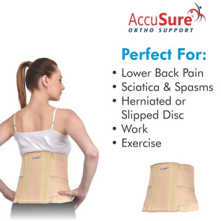 AccuSure Sacro Lumbar Support Belt For Men & Women
