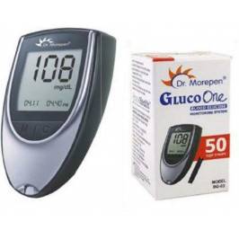 Dr. Morepen Gluco One  BG03  Glucometer with 50 test strips