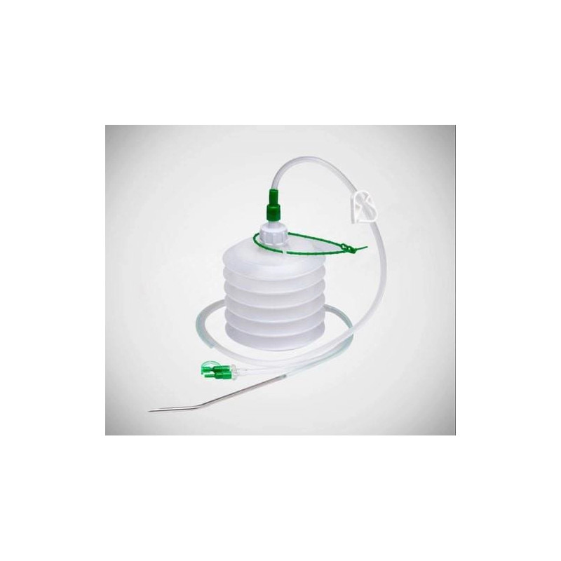 Romsons GS-5002 800ml Red Romo Vac Close Wound Suction Set, Size: 18 FG Romsons GS-5002 800ml Red Romo Vac Close Wound Suction Set, Size: 18 FG