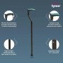Tynor Walking Stick L-07 - Adjustable Lightweight Support