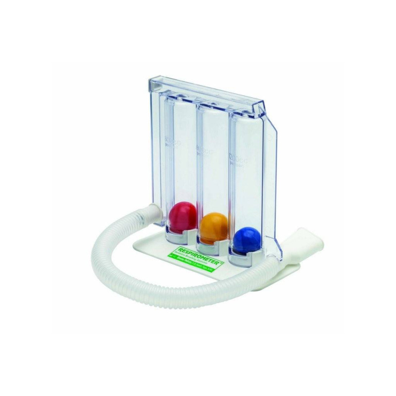 Romsons SH-6082, Spirometer/ Respirometer/ 3-Ball Exerciser/ Lung Exerciser 3 Ball Spirometer Respiratory Exerciser (Pack of 1)