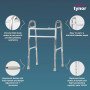 Tynor Walker Invalid's HD - L-34 | Adjustable Walking Aid