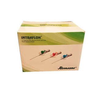 Romsons GS-3028 Intraflon Intra Venous Cannula, Size: 16 G (Pack of 50)