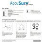 AccuSure Simple Blood Glucose Test Strip - 25 Strips