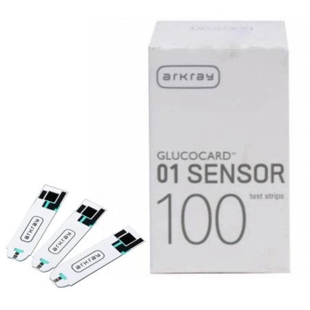 Glucocard 01 Sensor 100 Glucometer Strips