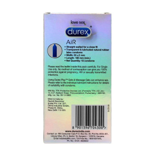 Durex Air Condoms for Men - 10 Count (Pack of 3)