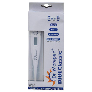 DR. MOREPEN Mt-100 Digital Thermometer (Morepen) (White)
