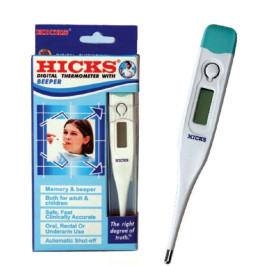 Hicks Digital Thermometer (DT-101N, White)