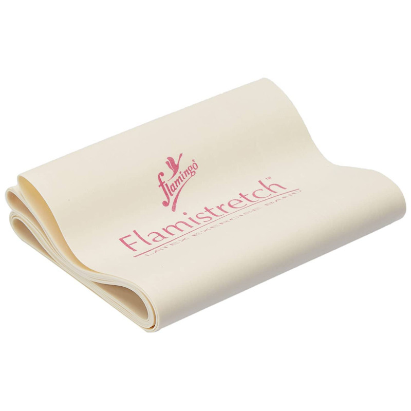 Flamingo Flamistretch Latex Exercise Band - Universal (Golden Straw)
