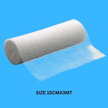 Rolled Bandage 15cm x 3mtr – Super Fine Quality Dressing