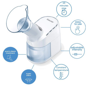Beurer SI 40 Steam Vaporizer Includes Flexible Universal Mask