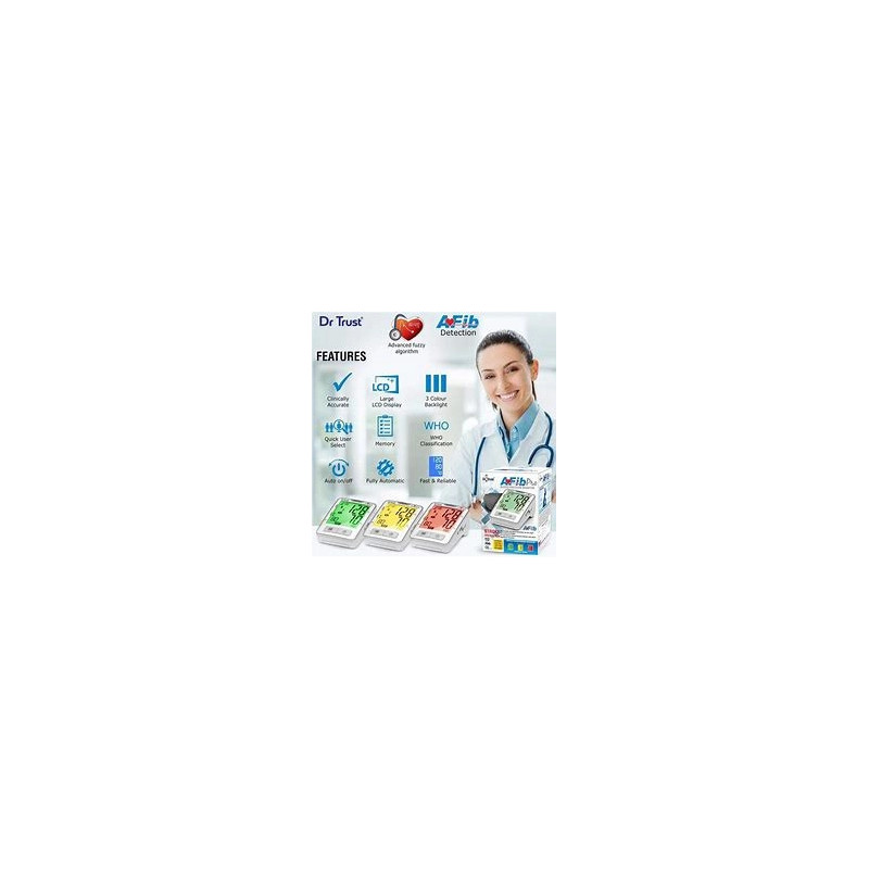Dr Trust USA Afib Pro - Atrial Fibrillation Digital BP Monitor 102 Dr Trust USA Afib Pro - Atrial Fibrillation Digital BP Monitor 102