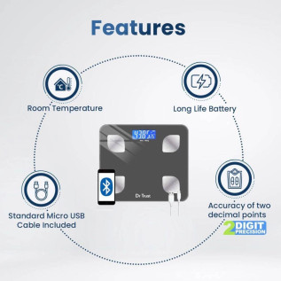 Dr. Trust (USA) Model-505 Bluetooth Digital Smart Weight Machine