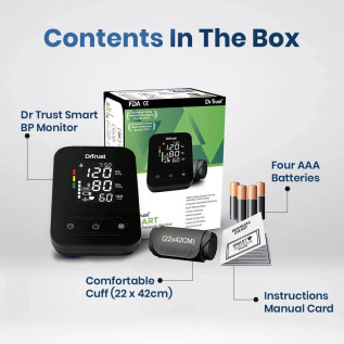 Dr Trust Smart Dual Talking Automatic Digital Blood Pressure Monitor BP Machine 115