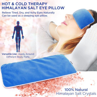 Dr Trust USA Hot Cold pack Himalaya Salt Eye Pillow 323