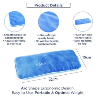 Dr Trust USA Hot Cold pack Himalaya Salt Eye Pillow 323