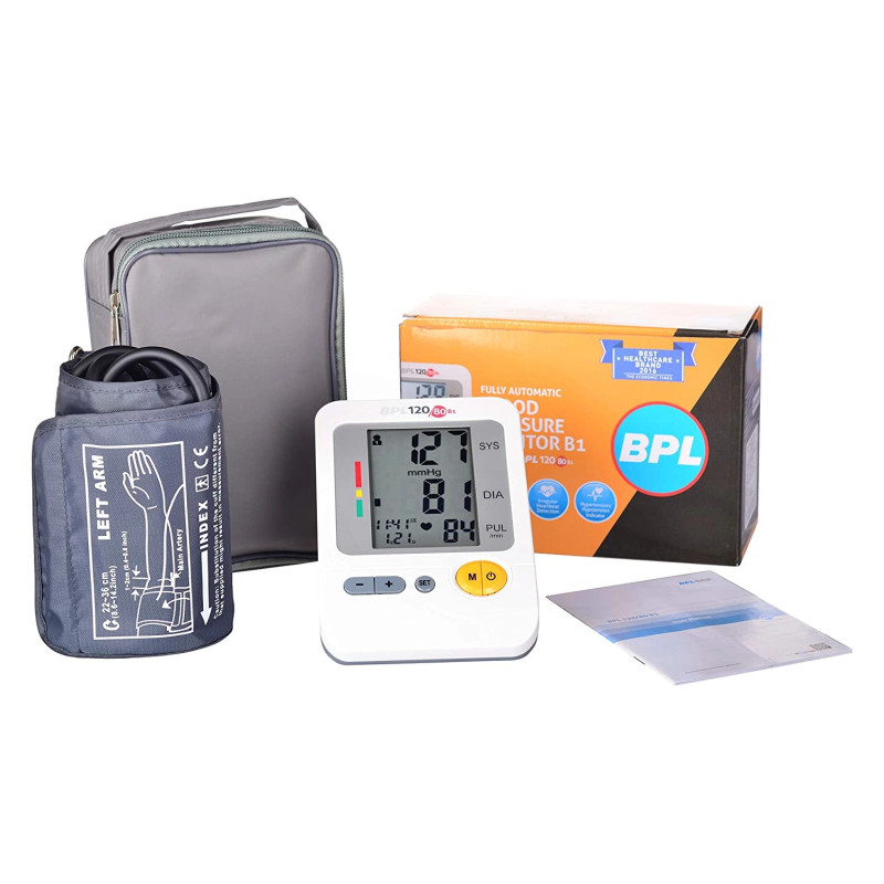 BPL Medical Technologies Automatic Blood Pressure Monitor BPL120/80 B1 - (White) (BPL 120/80 B1)