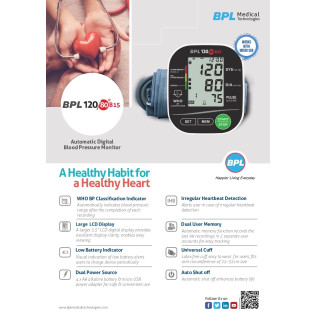BPL Blood Pressure Monitor B15 Bp Monitor