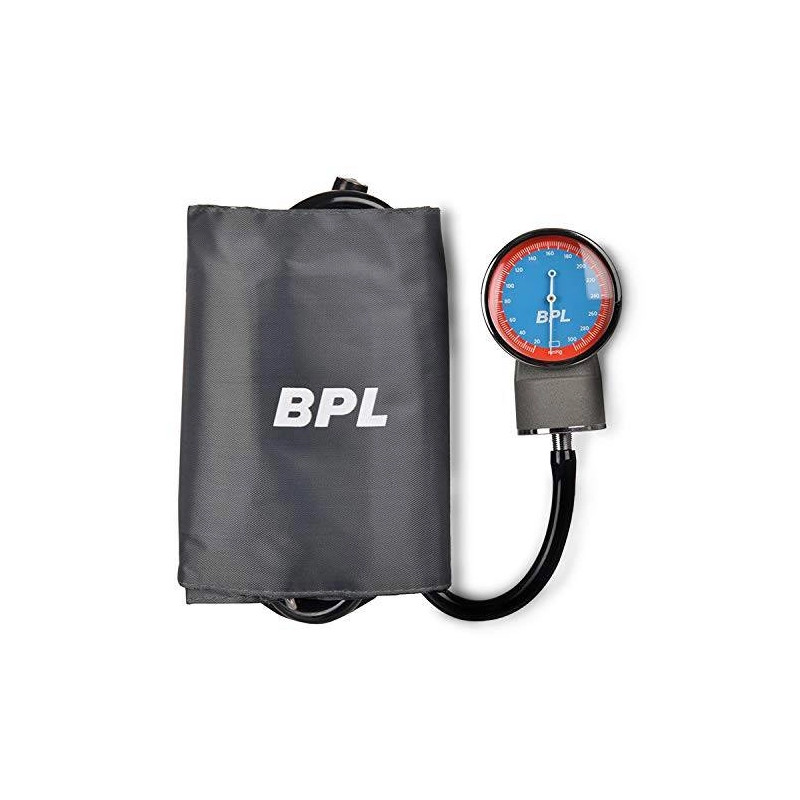 BPL Medical Technologies Aneroid Sphygmomanometer Blood Pressure Monitor (Gray)