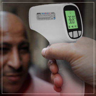 BPL Medical Technologies Bpl Accudigit F2 Non Contact Infrared Thermometer (White)