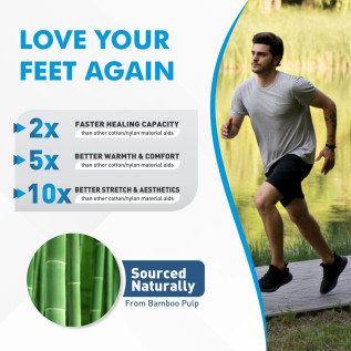 AccuSure Compression Ankle Support Bamboo Yarn
