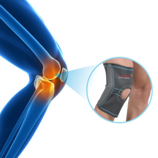 AccuSure Knee Support, Open-Patella Elastic