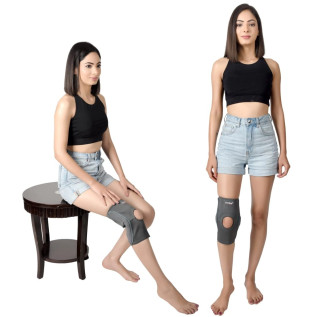 AccuSure Knee Support, Open-Patella Elastic