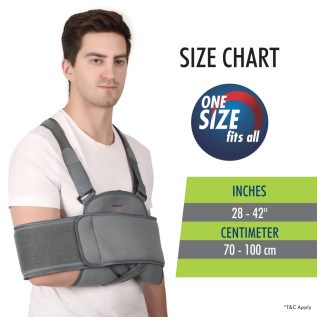 Accusure Elastic Universal Shoulder Immobilizer