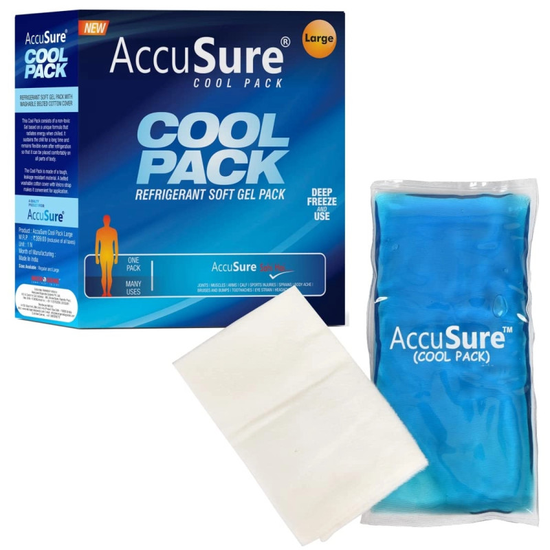 AccuSure Reusable Gel Based Cool Pack - Large