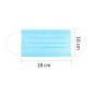 Surgical Disposable Face Mask, Non-Woven with Nose pin (Pack of 100)