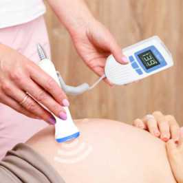 AccuSure Fetal Doppler for Doctors and Mothers – Accurate Fetal Heart Rate Monitor for Pregnancy Care