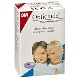 3M Opticlude Eye Patch Adult 5.7 x 8.2 cm (Pack Of 20 )