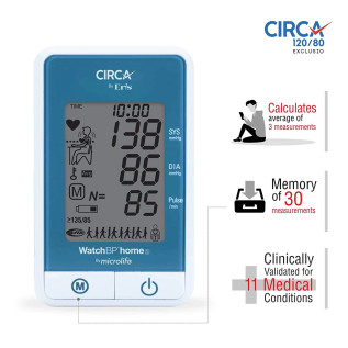 Circa 120/80 Exclusio World's Most Validated Blood Pressure Monitor for Home Use