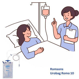 romsons urometer urine bag