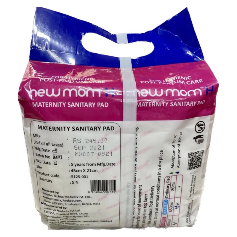 NewMom Dynamic Maternity Pad 4 pcs Pad + 1 Maternity Panty NewMom Dynamic Maternity Pad 4 pcs Pad + 1 Maternity Panty